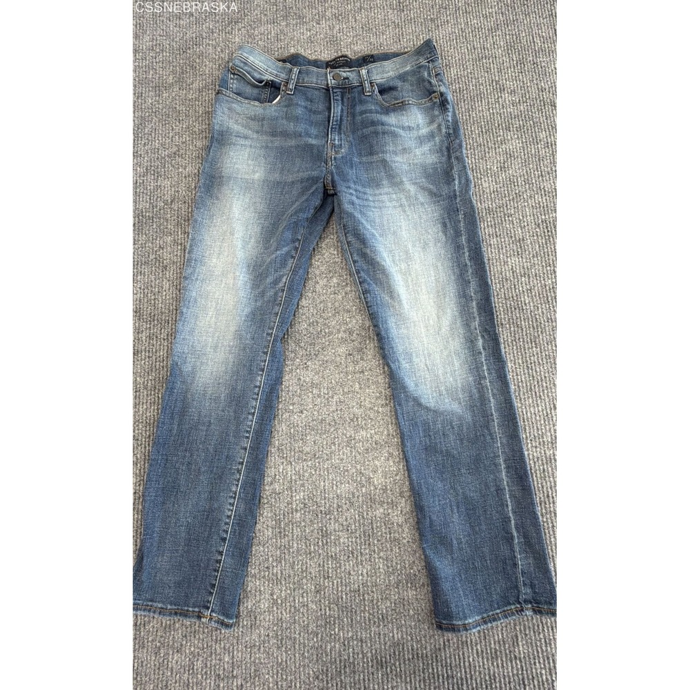 Lucky Brand Men's Blue Medium Wash Straight Leg Stretch Denim Jeans Sz 32x32